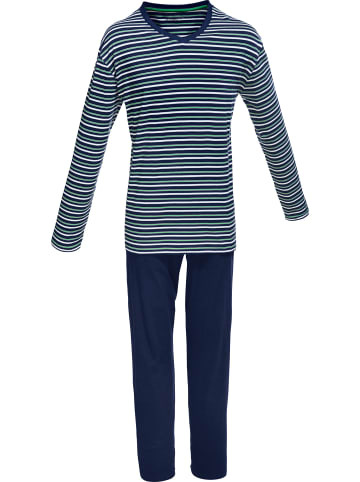 REDBEST Single-Jersey Schlafanzug in marine