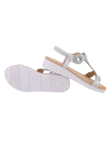 Ital-Design Sandale & Sandalette in Silber