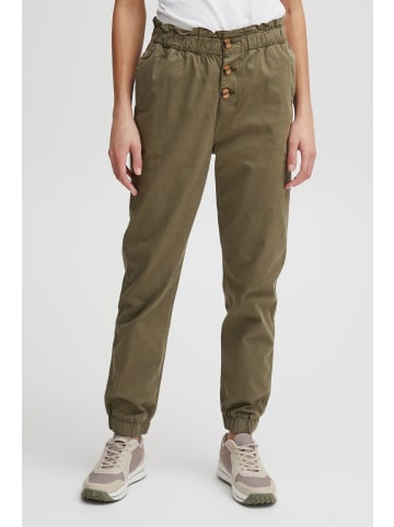 Oxmo Stoffhose OXCOBIE ‚Äì 21800181-ME  Paperbaghose mit Knöpfen in Grün
