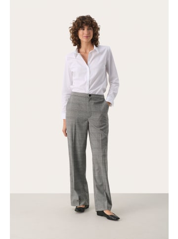 PART TWO Pants Suiting LinoraPW in Grey Check