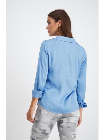 monari Langarmbluse in arctic blue