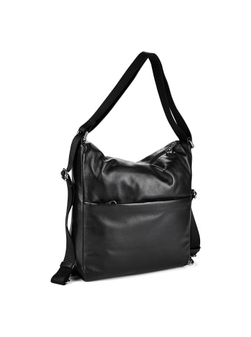Mandarina Duck MD20 Schultertasche Leder 32.5 cm in nero