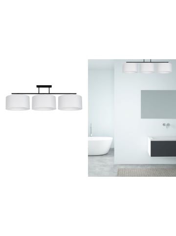 Licht-Erlebnisse Deckenlampe (L)100 x (H)30 cm in Schwarz WeißSchwarz Weiß