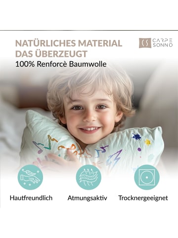 Carpe Sonno Kinder Bettwäsche Jungen Dino + 10 Spiele