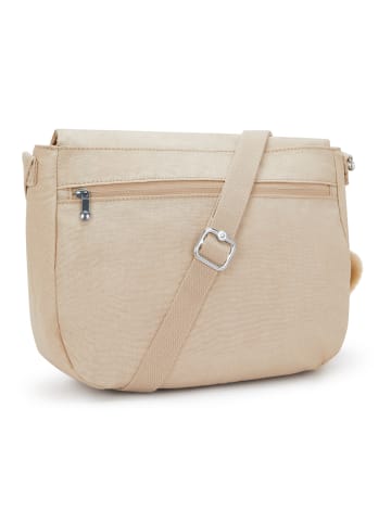 Kipling Basic Plus Earthbeat Umhängetasche 30 cm in sparkled beige