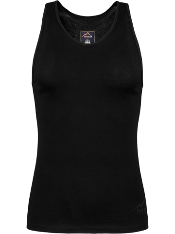 Normani Outdoor Sports Damen Merino Tanktop „Quilpie“ in Schwarz