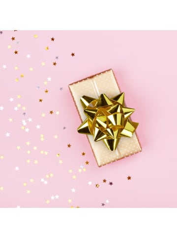 relaxdays 1000x Geschenkschleifen in Gold