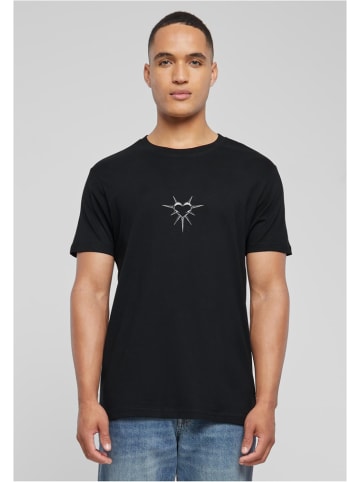 Mister Tee T-Shirt "Spike Heart EMB Tee" in Schwarz