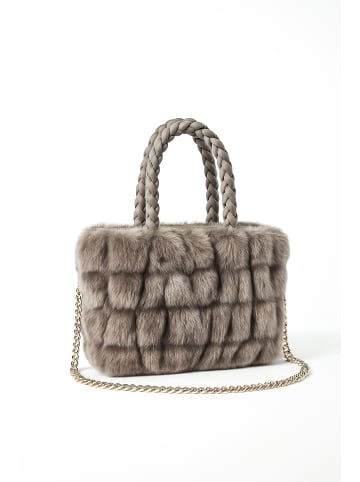 collezione alessandro Handtasche " Kuschel " in taupe