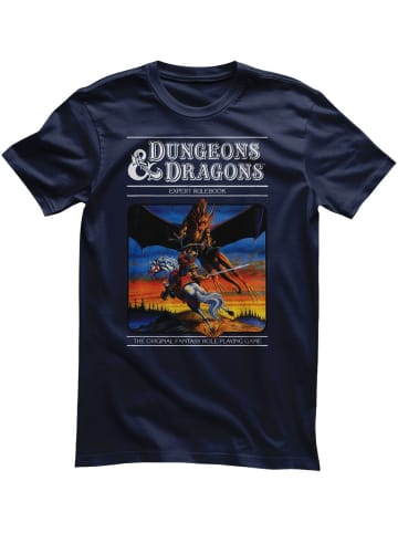 Dungeons And Dragons T-Shirt "Dungeons & Dragons - Expert Rulebook T-Shirt" in Blau