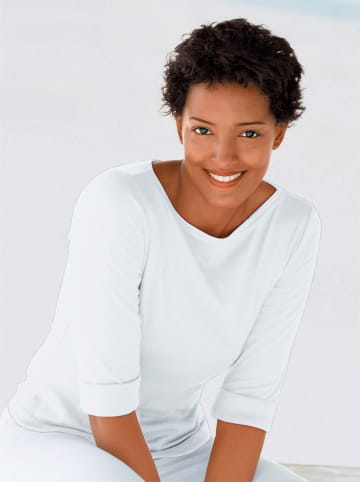 Sieh an! Shirt in weiß