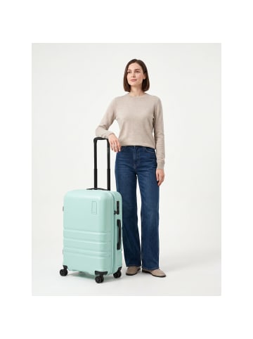 Redolz Pro ABS 4 Rollen Trolley 65 cm mit Dehnfalte mint