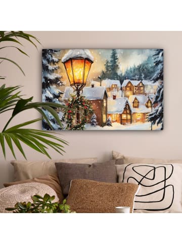 MuchoWow Leinwand Bilder Sandfarben