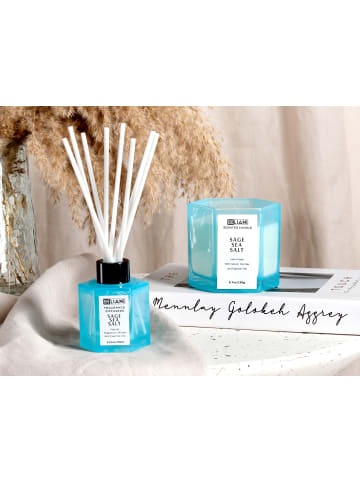 Beliani 2-tlg Kerze CLASSY TINT in Blau