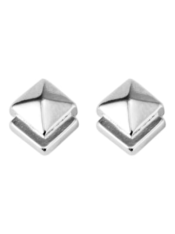 Adeliás Damen Ohrringe – Ohrstecker aus 925 Silber in silber