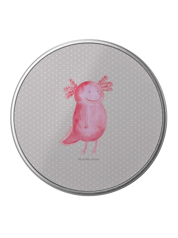 Mr. & Mrs. Panda Dose Axolotl Glücklich ohne Spruch in Grau Pastell
