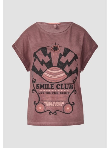 QS T-Shirt in 47D0_aubergine