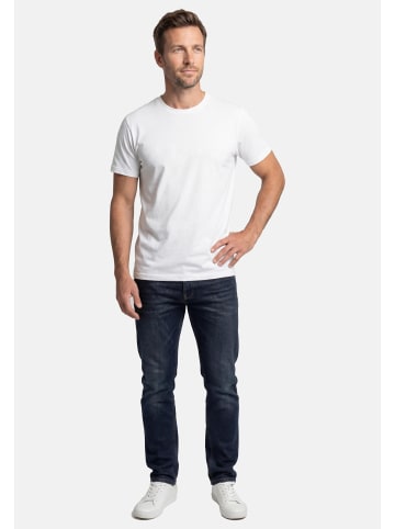 Lerros T-Shirt Basic in Weiß / schwarz