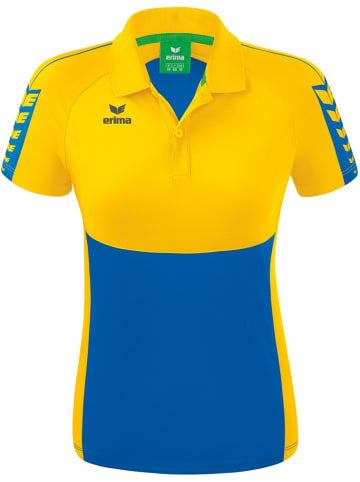 erima Polo "Six Wings Poloshirt" in Blau