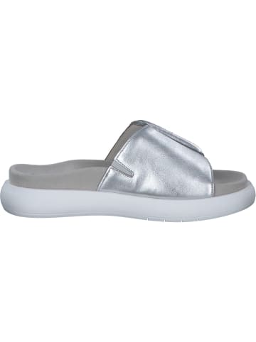 Gabor Fashion Plateau-Pantoletten in Silber