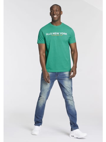 H.I.S. T-Shirt in grün