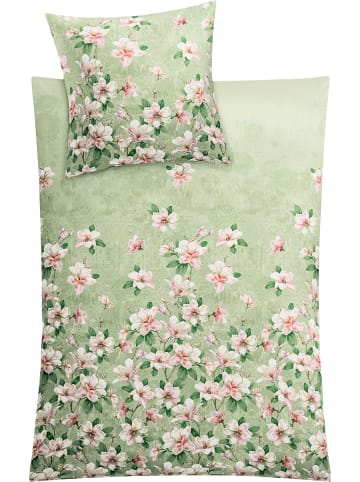 Kleine Wolke Bettwäsche Satin Magnolie in distel