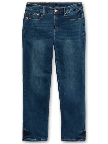 sheego Jeans in dark blue denim
