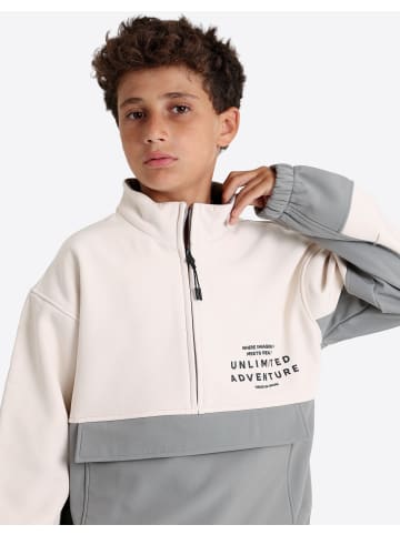 SOLANG Freizeitanzug in Grau-Beige