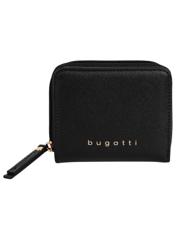 Bugatti Geldbörse ELLA SAFFIANO Kunstfaser in schwarz