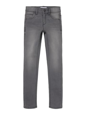 name it Jeanshose slim fit in light grey denim