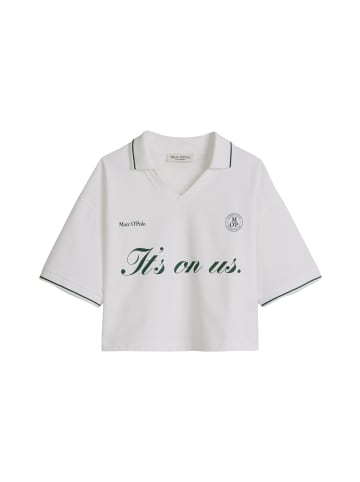 Marc O'Polo MOP Club '67 Football Trikot Shirt, Cropped in Weiß