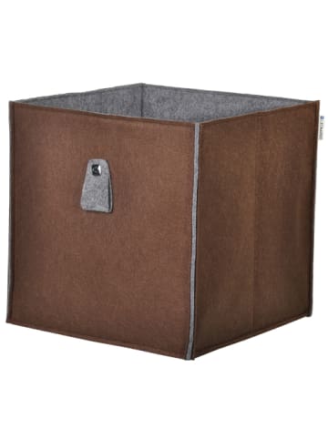 Phoenix Group AG  Aufbewahrungsbox "Atlanta" in Mocca - (B)34 x (H)34 x (T)34cm