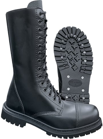 Brandit Stiefel "Phantom 14 Eyelet Boots" in Schwarz