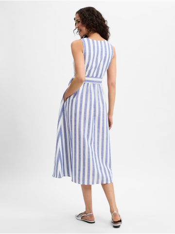 Ambiance Kleid in blau weiß - 0001