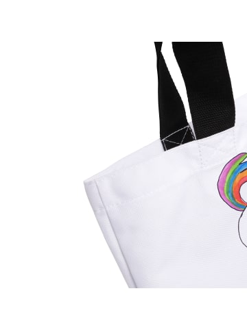 Mr. & Mrs. Panda Stoffbeutel Einhorn Stolzieren mit Spruch in Weiß