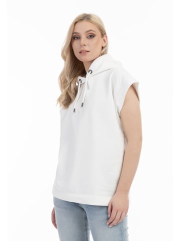 DreiMaster Vintage Damen Oversize Sweatshirt in Wollweiss