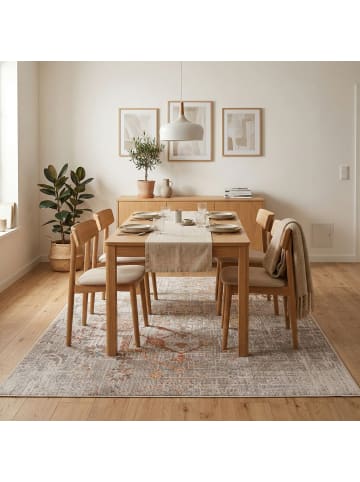 Pergamon Indoor Outdoor Teppich Lagos Vintage in Grau