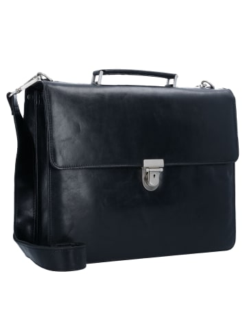 Leonhard Heyden Cambridge Aktentasche Leder 40 cm Laptopfach schwarz