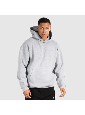 SMILODOX Hoodie Dawson in Grau Melange