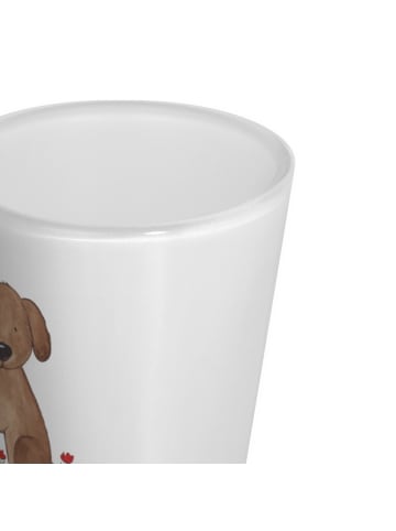 Mr. & Mrs. Panda Schnapsglas Hund Dame ohne Spruch in Transparent