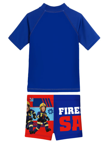 Feuerwehrmann Sam  Feuerwehrmann Sam Schwimmset UV-Schutz 30 Badeanzug Zweiteiler in blau