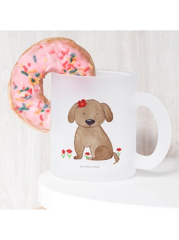 Mr. & Mrs. Panda Große Teetasse Hund Dame ohne Spruch in Transparent
