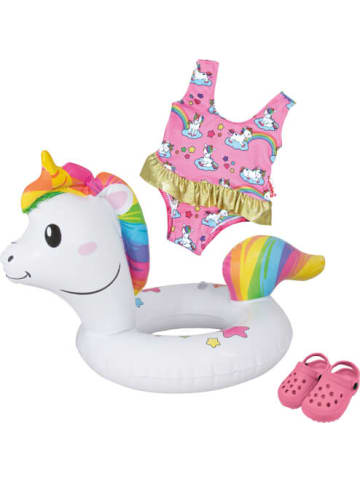 Heless Puppen-Schwimmset Einhorn Henri, Gr. 35-45 cm, 3-9 Jahre