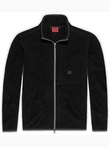 Vintage Industries Fleecejacke/Fleecepullover in Schwarz