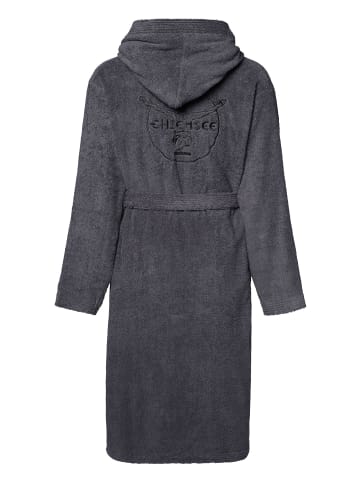 Chiemsee Bademantel Bathrobe Unisex in grau