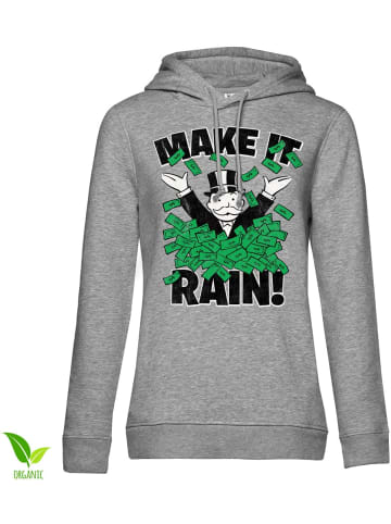 Monopoly Hoodie "Monopoly Make It Rain Girly Hoodie" in Grau