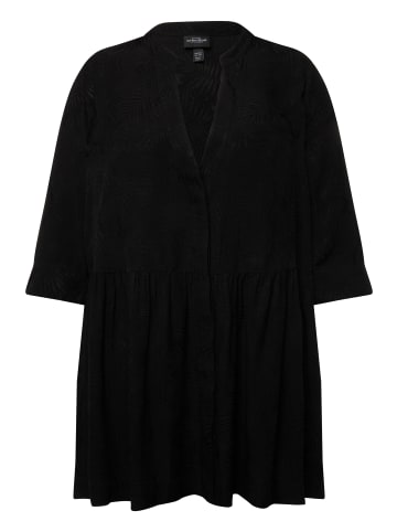 Ulla Popken Hemdbluse in schwarz