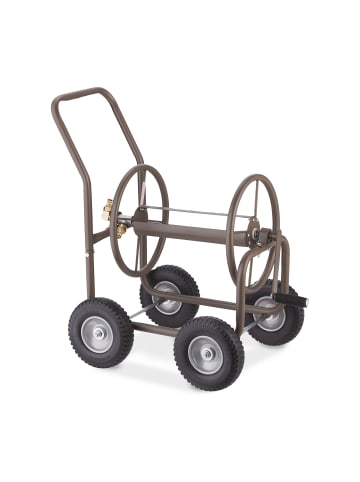 relaxdays Schlauchwagen in Braun