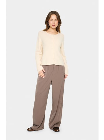 SAINT TROPEZ Strickjacke LarnaSZ Gerade Passform in Fog