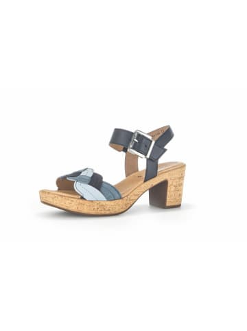 Gabor Plateau Sandalen für Damen in blau